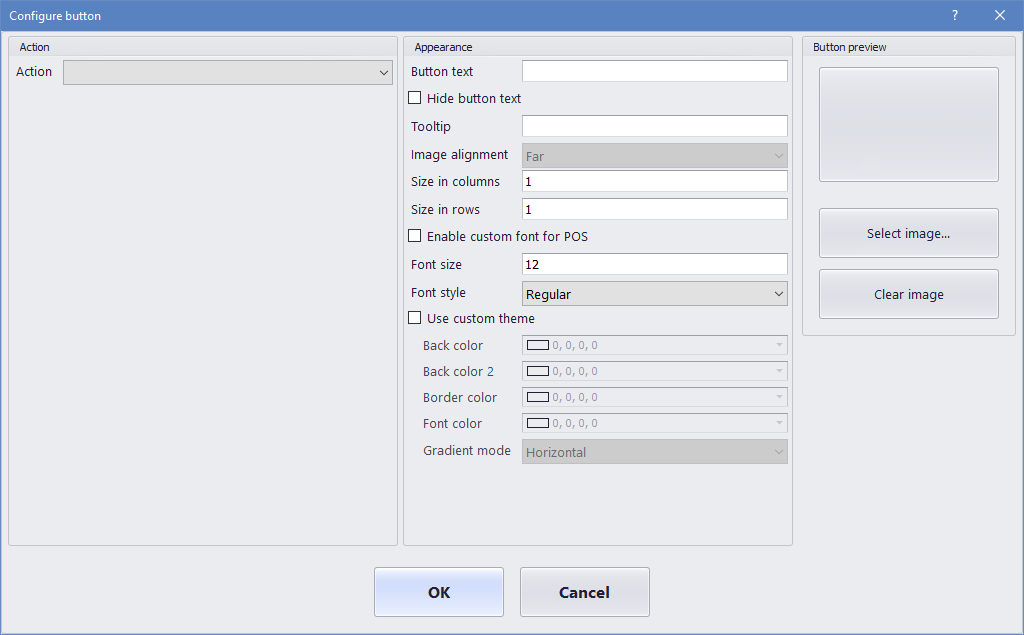 Screenshot der Eigenschaften der 