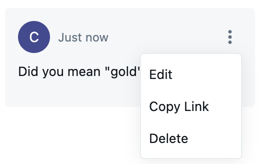 Editar el control de comentarios.