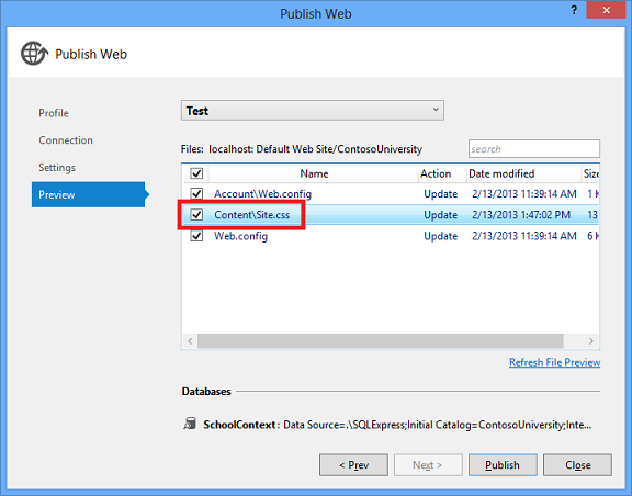 Haga doble clic en Site.css