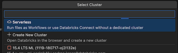 Selección de proceso sin servidor