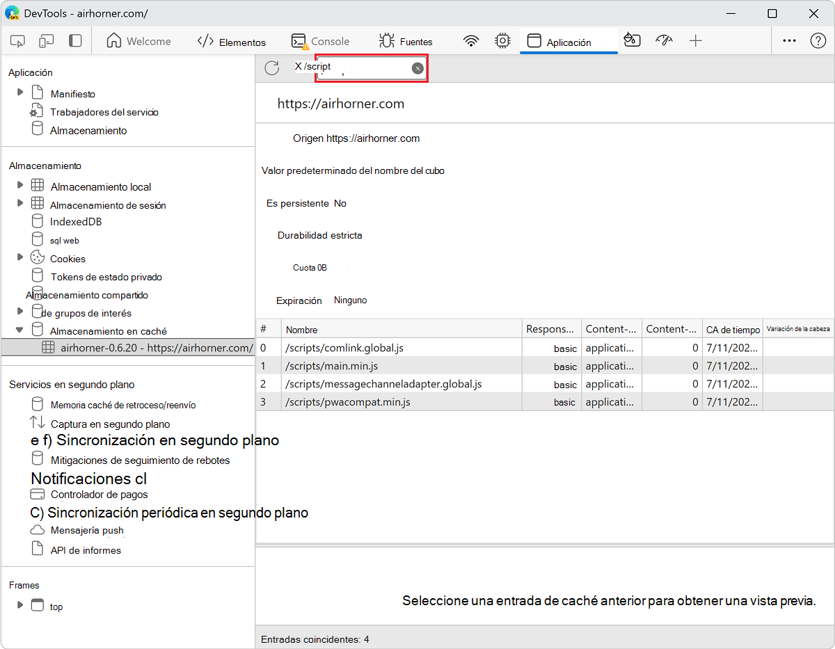 Filtrado de recursos que no coinciden con la ruta de acceso especificada