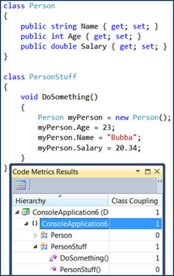 Ejemplo de acoplamiento de clases 2