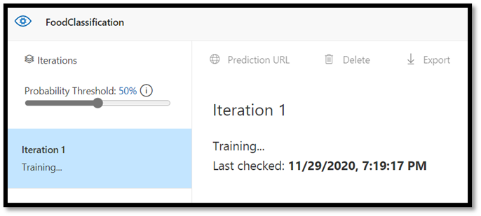 Proceso de entrenamiento