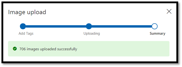 Progreso de la carga de imágenes