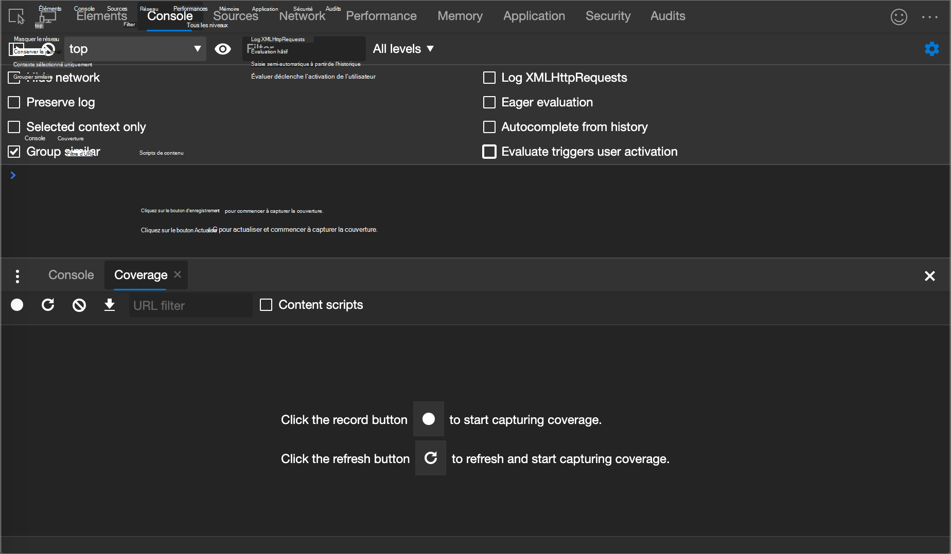 L’outil Couverture