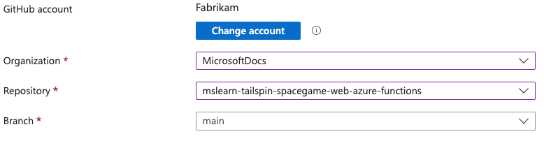GitHubユーザー アカウントの詳細のスクリーンショット.