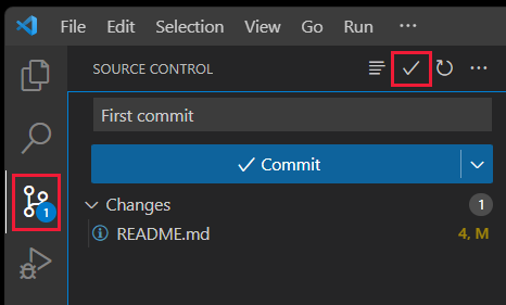 git に yarn.lock ファイルを追加するスクリーンショット。