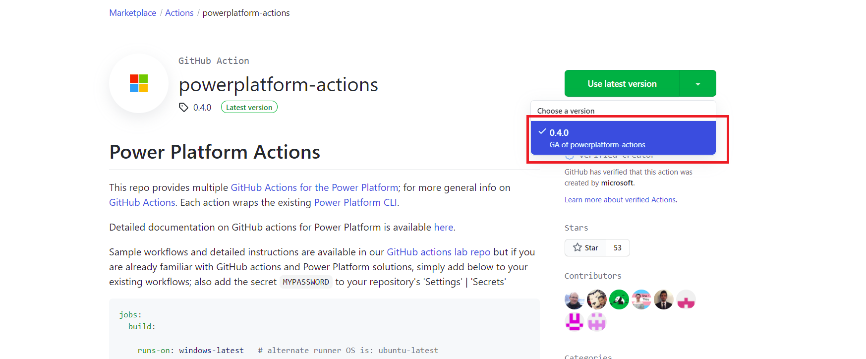 GitHub Actions Installer