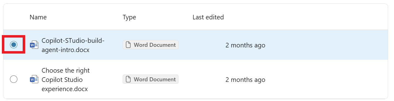 Captura de tela mostrando a seleção de fontes de conhecimento a serem incluídas na geração do caso de teste.